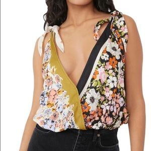 Free People Tied To You Surplice Tank